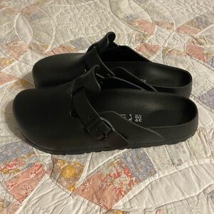 Black Birkenstock Eva Clogs